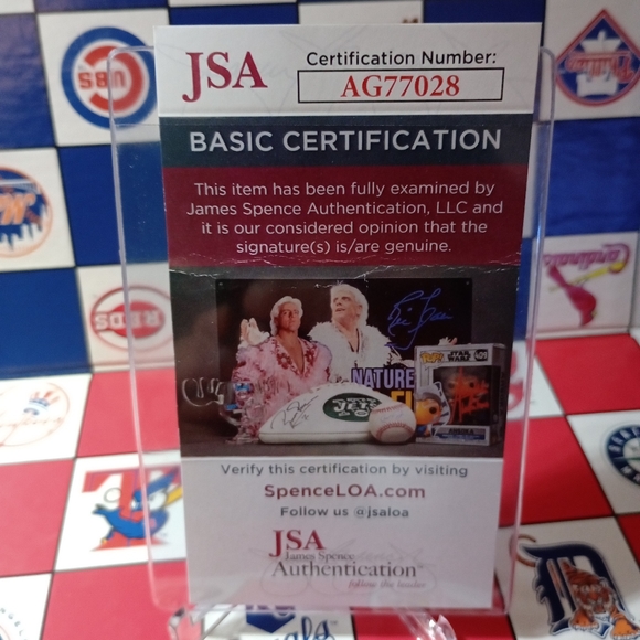 Jordan Zimmerman certified Autographed baseball (stand not included) - Picture 3 of 7